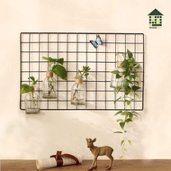 Hijang Hitam Wall Grid Wire Grid Dekorasi Dinding Memo Organizer -