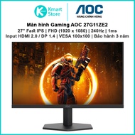 AOC 27G11ZE2 Gaming Monitor | 27" Fast IP / 1920x1080 / 240Hz / 1ms / HDMI 2.0 + DP 1.4 |