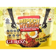 Halal geroz noodlespouch nyerem new flavor variant BBQ chicken and spicy cheese