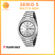 Seiko 5 Silver Dial Stainless Steel Watch