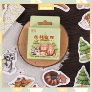 [SPP005] Sticker / Sticker / Sticker Paper Sticker Forest Family Boxing