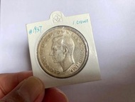 1937年澳洲一Crown銀幣