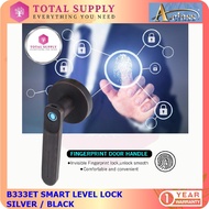 BE333ET SMART LEVEL LOCK Security Electronic door Fingerprint Unlock - Silver B333ET-SN / Black B333