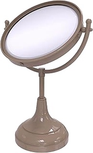 Allied Brass DM-2/2X-SHB 8 Inch Vanity Top Make-Up Mirror 2X Magnification, Shaded Beige