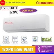 AC CHANGHONG CSC-05RDX - 1/2PK LOW WATT - PENDINGIN RUANGAN CHANGHONG CSC 05 RD - LOW WATT - READY