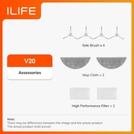ILIFE  V20  Robot Vacuum Cleaner  accessories gift box (side brushes*4+mop*2+filter*2)