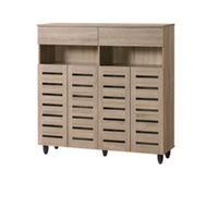 Almari Kasut Kayu/Sistem Storan Bertutup – Rack Shelves Rak Kabinet Bertingkat Besar/ Shoes Cabinet storage