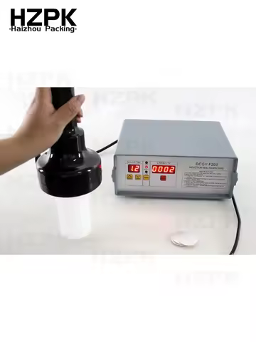 HZPK Handheld Glass Plastic Bottle Aluminium Foil Manual Induction Sealing For Medical Powder Cap Se