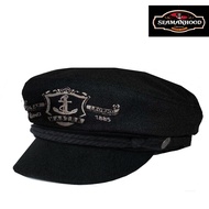 Fiddler Cap / Topi Pelaut / Topi Sailor / Topi kapten / Sailor hat/ fisherman / Topi pet / Beret / T