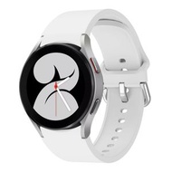全城熱賣 - 適用於三星 Galaxy Watch 6 / 6 Classic 彩扣硅膠運動錶帶（白色）