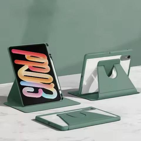 For Xiaoxin Pad Pro 13 Case with Pen Holder 360 Rotating Acrylic Hard Stand Cover For Xiaoxin Pad Pr