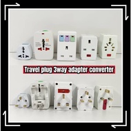 all in one universal travel 3way adapter converter 3pin socket safety plug china protector extension