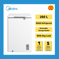 Midea 260L CHEST FREEZER R600A -24°C | WD-260WA