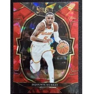Dejounte Murray 2022-23 Panini Select Basketball red cracked ice rizm