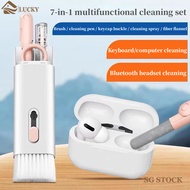 SG STOCK CNY gift Multifunctio Cleaner Brush Kit Earphone Cleaning Pen For Headset Keyboard 7-in-1 keyboard cleaning kit