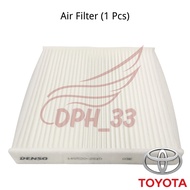 [1 PCS] Toyota OEM Cabin Air Filter for Perodua Myvi (145520-2510 / 014520-2990 / 87139-29903D)