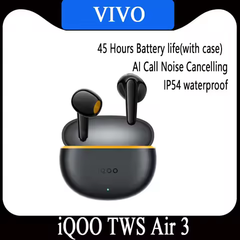 Official VIVO Iqoo TWS Air 3 TWS Earphone Bluetooth 6.0 AI Call Noise Cancelling True Wireless Heads