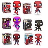 Fastshipment NEW Funko Pop Spiderman Series Black Gold 911# Moving Head Toy 913# PVC Action Figure Collected toys for Children