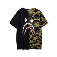 2024 Xác Thực phong cách Nhật Bản Mới Bape Cross-Biên Giới Bán Buôn đầu cá mập T-Shirt 3D in kỹ thuậ