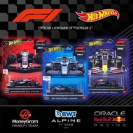 Hotwheels Alloy Car Model F1 Racing Car Model Red Bull Team Verstappen Ride-On Toy Car