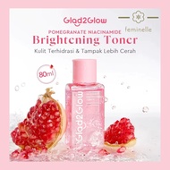 GLAD2GLOW - Pomegranate Niacinamide Brightening Toner 80 ML