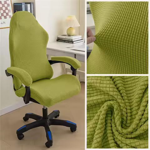 4Pcs/set Corn Velvet Office Gaming Chair Covers Esports Office Computer Game Chair Covers Home Chair
