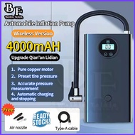 Air Pump For Car Portable Car And Bike Portable Rechargeable Car Tire Digital Auto Pump Compress