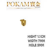 916 EMAS LOKET 916 GOLD PANDANT/CHARM