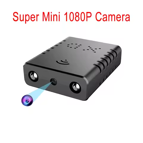 Mini HD WiFi Covert Nanny Cam Wireless Indoor Smart Security Surveillance Camera