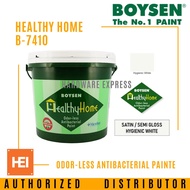 BOYSEN Healthy Home Odorless and Anti-Bacterial 7410 Paint - 4L HYGIENIC WHITE