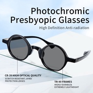 Photochromic Reading Glasses UV400 Sunglasses Magnifying Presbyopic Eyeglasses Aviator Transition Pr