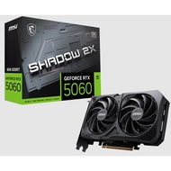 MSI GEFORCE RTX 5060 SHADOW 2X OC 8GB GDDR7 128bit DX12 3840CC NVIDIA DLSS 4 DUAL FAN GPU