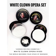 [Best Seller] Horror Recipes Cosmetics White Clown Opera Set Powerfull White Halloween Festival Foun