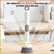 IK Long Handle 360 Rotatable Kitchen Cleaning Brush Built-in Soap Dispenser for Pot Bowl Sink