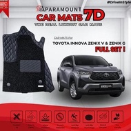 Paramount Mats 7D Car Mats for Toyota Innova Zenix Type GVQ COD