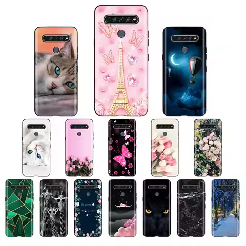 For LG K41s K51s 2020 Case LG K40s 2019 Fashion Pattern Soft TPU Luxury Slim Back Cover On Fundas LG