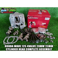 MUTARRU HONDA WAVE 125 4VALVE 20MM*23MM CYLINDER HEAD ASSEMBLY