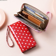 BACKSTREET4FC3 Coin Purse, Smooth Surface Multiple Card Slots Polka Dot Wallet, Cute Zip Around Clos