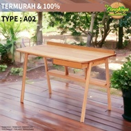 STUDY TABLE COMPUTER TABLE WOODEN LAPTOP TABLE 8