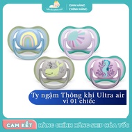 Avent pacifier with single blister ventilation, Avent pacifier for babies from 0-18M
