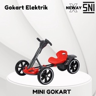Mini Gokart Elektrik Mainan Mobil Anak Gokar Aki Rechargeable