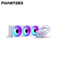 Phanteks 追風者 Glacier One 360M25 G2 白 (360mm/ARGB無線鏡冷頭+風扇/網孔蓋冷頭/12cm風扇*3/五年保固)