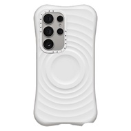 CASETiFY Ripple Case Black White Soft Case with Magsafe for Samsung S24 Ultra / S24 Plus / S24 Prote