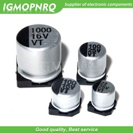 20pcs SMD Electrolytic capacitor aluminum 6.3V 10V 16V 25V 35V 50V 1UF 2.2UF 4.7UF 10UF 47UF 100UF 2