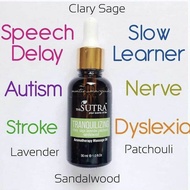 👍 Sutra Tranquilizing / Stress Relief Aromatherapy Massage Oil 30ml ( Stress  Autism  Stroke  Dislex