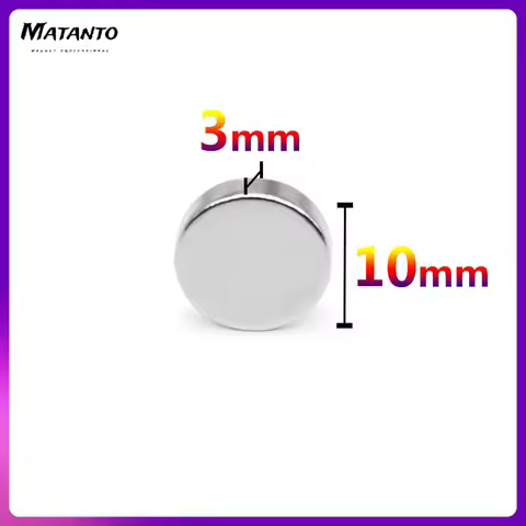 10-300PCS 10x3mm Round Magnets 10x3mm Strong Powerful Magnetic for Fridge,DIY,Building,Scientific,Cr