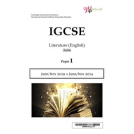 IGCSE Literature (English) 0486 | Paper 1 | Question Papers