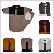 GF - SET 2-COLOR COMBI CHILDREN'Skoko - Latest Junior Boys' Koko Kurta Suit - Medan
