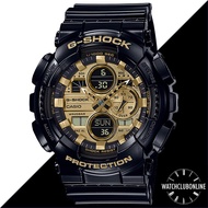 [WatchClubOnline] GA-140GB-1A1 Casio G-Shock Boombox Garish Gold Men Casual Sports Watches GA140GB G