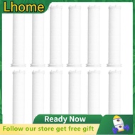 Lhome Cotton Shower Head Filter  12pcs Environmental Friendly Shower Head Filter Element  for Detachable Hydro Shower Head Set